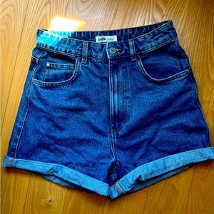 Zara jean shorts